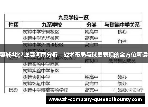 蓉城4比2逆袭河南分析：战术布局与球员表现的全方位解读