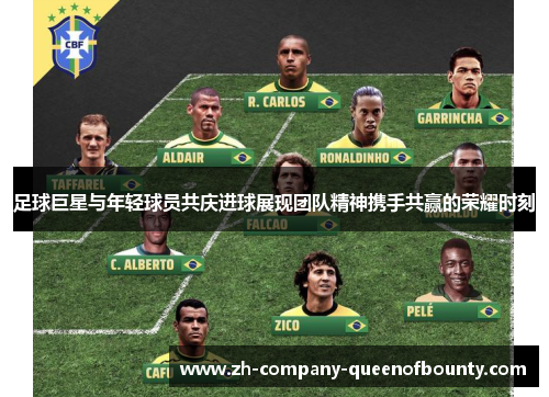 足球巨星与年轻球员共庆进球展现团队精神携手共赢的荣耀时刻 足球巨星与年轻球员共庆进球展现团队精神携手共赢的荣耀时刻